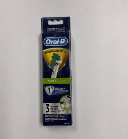 Oral-B FlossAction Electric Toothbrush Replacement Brush Heads.