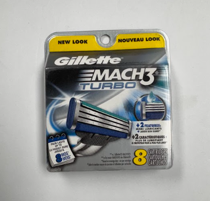 Gillette Mach3 Turbo razor blade refills