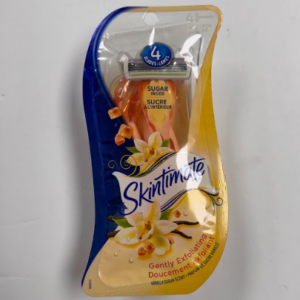 Skintimate Gently Exfoliating Vanilla Sugar disposable razors
