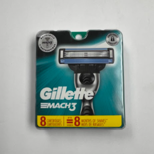  Gillette Mach3 men's razor blade refill cartridges