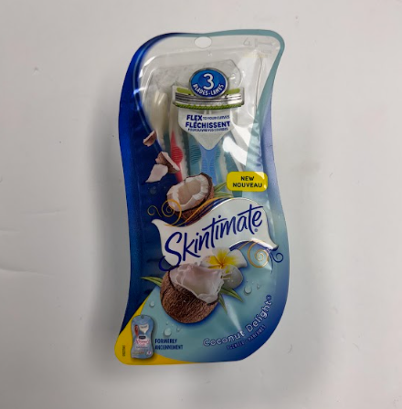 Skintimate Coconut Delight 3-Blade Disposable Razors for Women