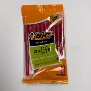 BIC Round Stic Xtra Life Ballpoint Pens