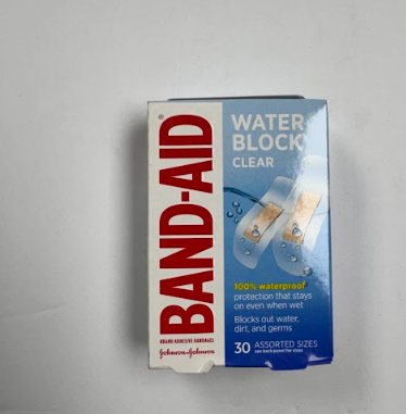 Band-Aid Brand Water Block Clear adhesive bandages