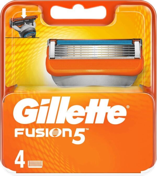 4-pack of Gillette Fusion5 Razor Blade Refills